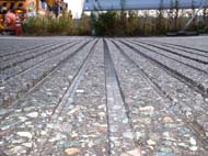 グルービング工法の施工画像